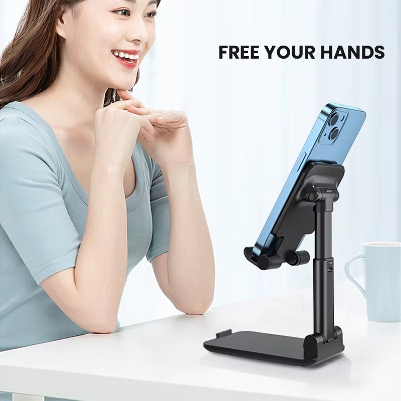 Desktop Phone Holder Stand Mobile Phone Support Adjustable Angle Height Cell Phone Stand for All Smart Phones