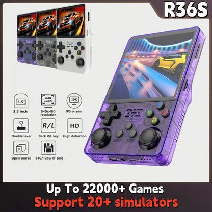 Retro Handheld Video Game Console - With Preloaded Games